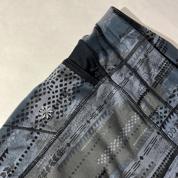 Womens Athleta Shorts Size Small Petite SP gray leggings - Picture 2 of 7